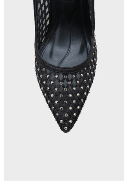 Taşlı Fileli Stiletto
