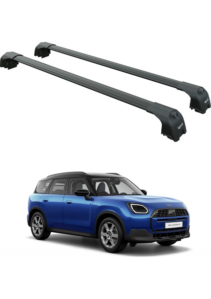 Mini Countryman U25 2023-2025 Portbagaj Taşıyıcı Ara Atkisi - Ara Çubuk Paw Pro 2 Siyah
