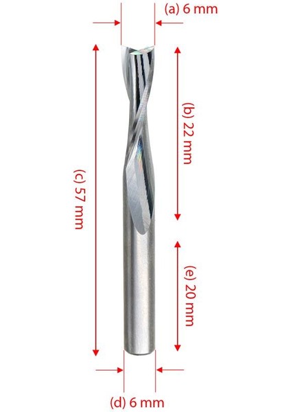 5534 Pozitif Uzun Helis Kesim Karbürü 6mm Z2 (Sap:6mm) fiyatları