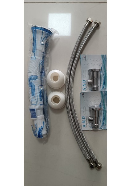 4 Ürünlü Set Taharet Musluğu +Lavabo Sifonu + 50 cm Branjman + Adaptör Conta modelleri
