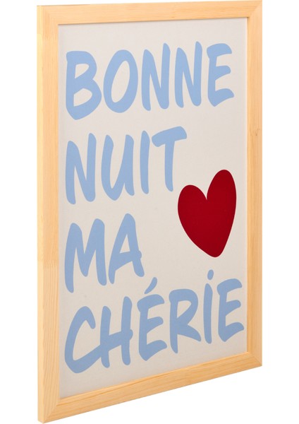 Deco Bold Hearts Duvar Panosu - Mavi - 40X60 cm fiyatları