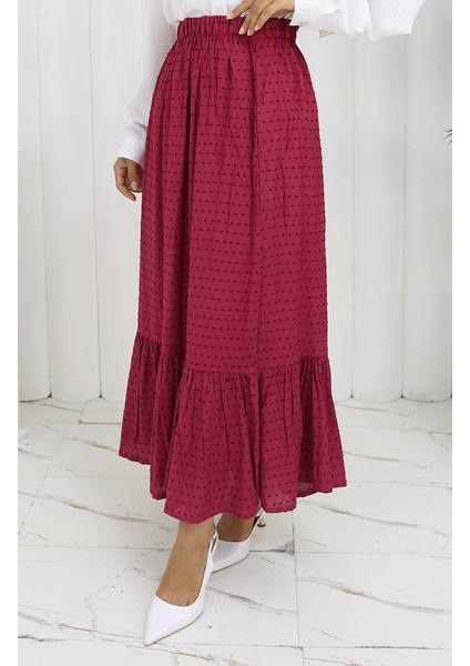 Beli Lastikli Etek 2127-02 Fuşya modelleri