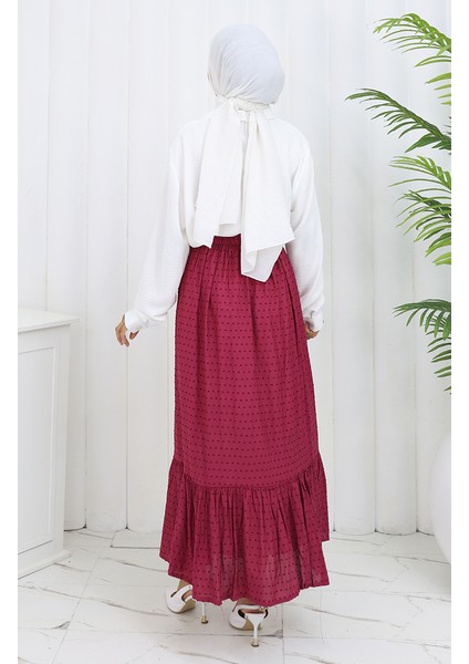 Beli Lastikli Etek 2127-02 Fuşya indirimleri