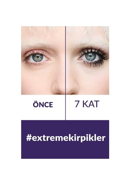 Exxtravert Ekstra Hacim Veren Maskara 9 Ml. Blackest Black