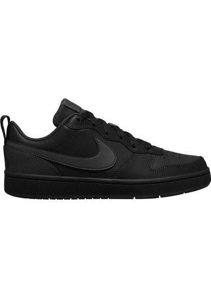 Court Borough Low 2 Gs Leather Unisex Sneaker Hakiki Deri Günlük Spor Ayakkabı Siyah