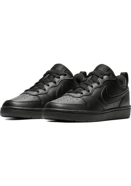 Court Borough Low 2 Gs Leather Unisex Sneaker Hakiki Deri Günlük Spor Ayakkabı Siyah modelleri