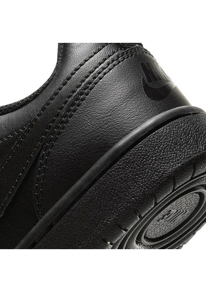 Court Borough Low 2 Gs Leather Unisex Sneaker Hakiki Deri Günlük Spor Ayakkabı Siyah indirimleri