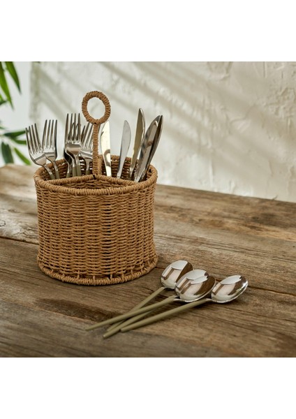 Naturella Bölmeli Dik Kaşıklık Naturel (18X13X27 Cm) fırsatları