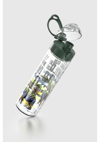 Saga Desenli 630 ml Tritan Matara 912057 Yeşil fiyatları
