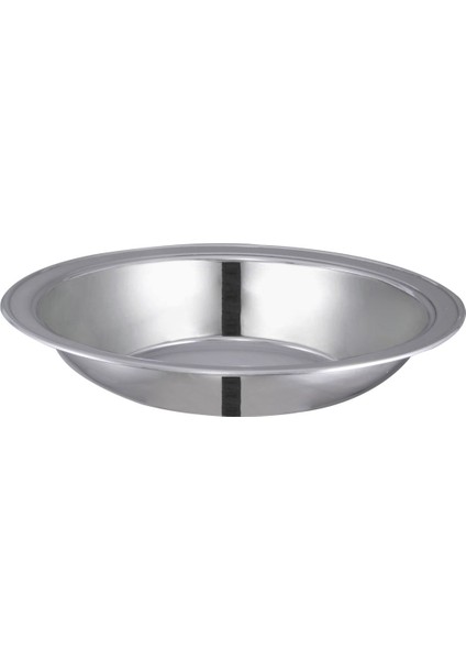 Özbir Çelik Yemek Tabağı Ø15 cm 304 Kalite Paslanmaz Çelik 1 Adet
