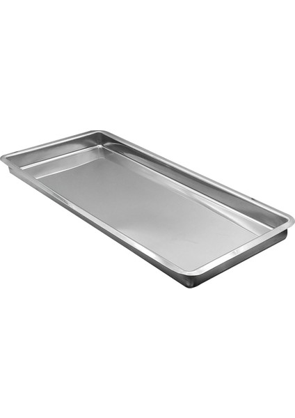 Özbir Çelik Reyon Tepsisi 56X 25 x 2 cm 430 Kalite Çelik 1 Adet