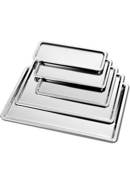Özbir Çelik Pastane Tepsisi 10 x 30 430 Kalite Çelik 1 Adet