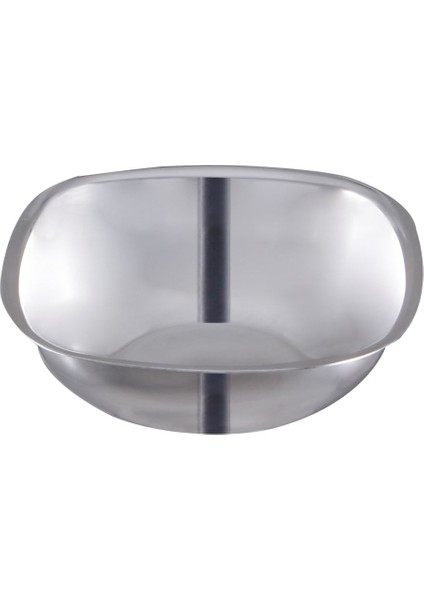 Özbir Çelik Kare Kase 12 cm x 4 cm 304 Kalite Paslanmaz Çelik 1 Adet