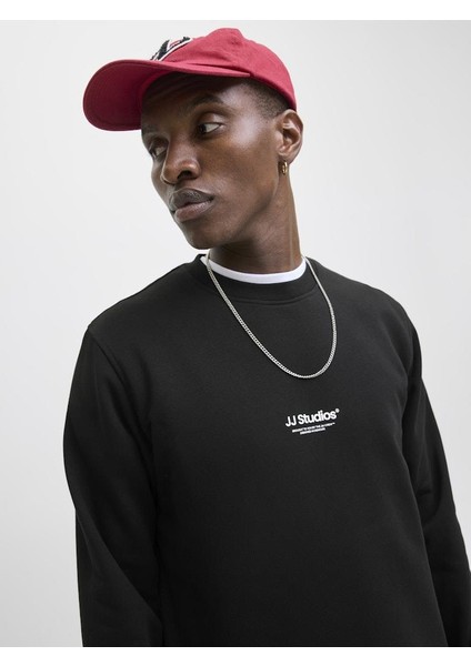 12278791 Jjesoho Sweat Black Erkek Sweatshirt fırsatları