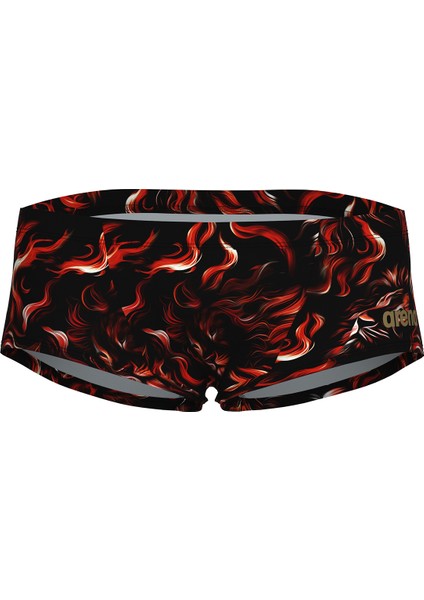 Graphic Swim Low Waist Short Indomitus Erkek Siyah Yüzücü Mayosu 010766550
