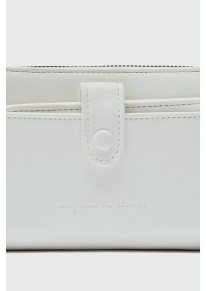 Angel Kartlık Detaylı Cüzdan Beyaz fiyatları