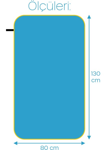 Unisex Mikrofiber Plaj Havlusu 80X130 cm Yumuşak Dokulu Deniz Banyo Sporcu Havlusu Large Boy Turkuaz modelleri