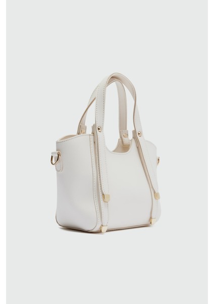 Pureline El ve Çapraz Çanta Krem modelleri