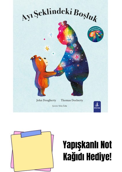 Ayı Şeklindeki Boşluk + Yapışkanlı Not Kağıdı