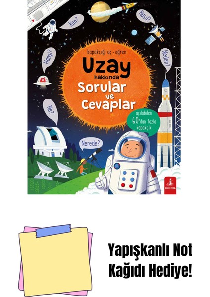 Uzay Hakkında Sorular ve Cevaplar (Ciltli) + Yapışkanlı Not Kağıdı