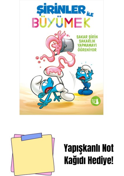 Şirinler ile Büyümek 2 - Sakar Şirin Sakarlık Yapmamayı Öğreniyor + Yapışkanlı Not Kağıdı