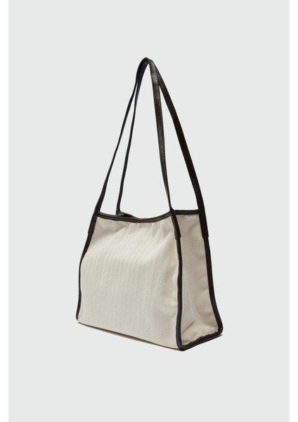 Elna Kanvas Omuz Çantası Kahve modelleri