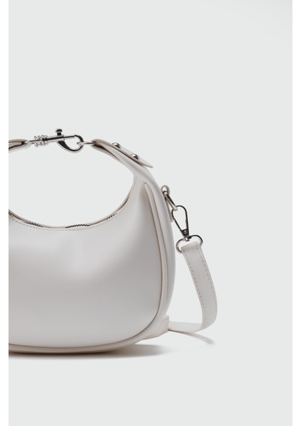 Jonie Kilit Detaylı Çapraz Çanta Krem modelleri