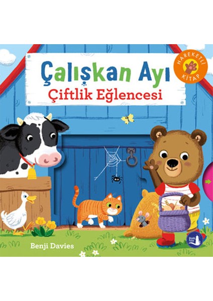 Çalışkan Ayı - Çiftlik Eğlencesi (Ciltli - Hareketli Kitap) + Yapışkanlı Not Kağıdı fiyatları