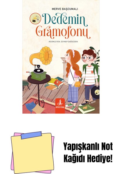 Dedemin Gramofonu + Yapışkanlı Not Kağıdı