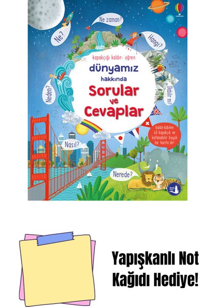 Dünyamız Hakkında Sorular ve Cevaplar (Ciltli) + Yapışkanlı Not Kağıdı