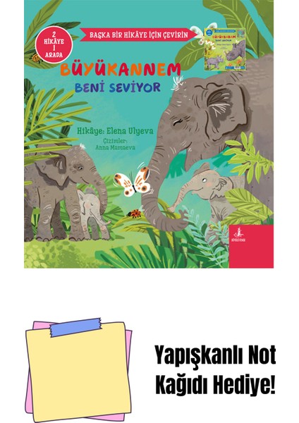 Büyükannem Beni Seviyor (Ciltli - 2 Hikâye Bir Arada) + Yapışkanlı Not Kağıdı