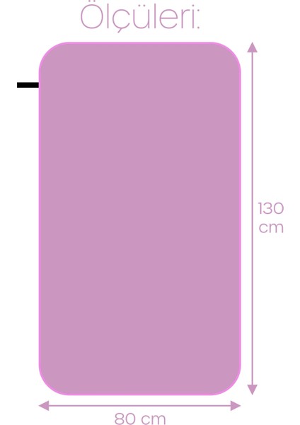 Unisex Mikrofiber Plaj Havlusu 80X130 cm Yumuşak Dokulu Deniz Banyo Sporcu Havlusu Large Boy Mor modelleri