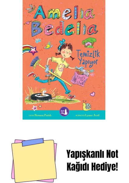 Amelia Bedelia - Temizlik Yapıyor + Yapışkanlı Not Kağıdı