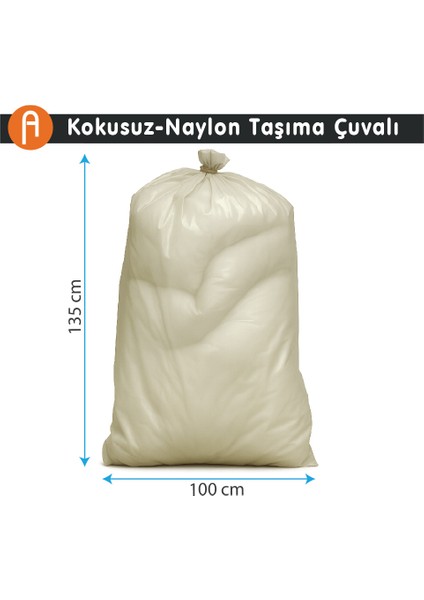 100X135 cm Naylon Çuval Büyük Boy|10 Adet | 120 Mikron Kalın, Körüklü, Taşınma ve Depolama fiyatları