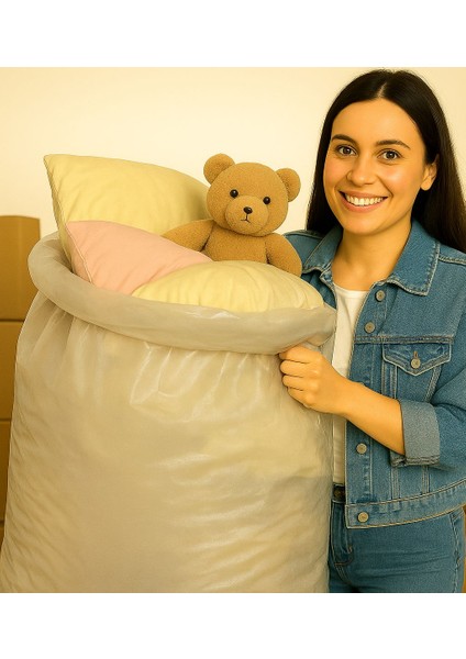 100X135 cm Naylon Çuval Büyük Boy|10 Adet | 120 Mikron Kalın, Körüklü, Taşınma ve Depolama indirimleri