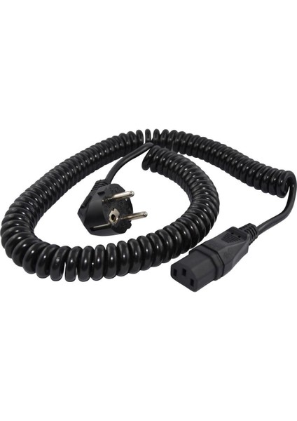 3x0.75 mm Helezon C13 Power Kablosu - 2 Metre