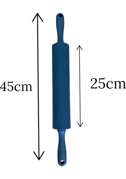 Büyük Boy Silikon Hamur Açma Matı Plastik Saplı Silikon Merdane Metal Hamur Kesme Aparatı fiyatları