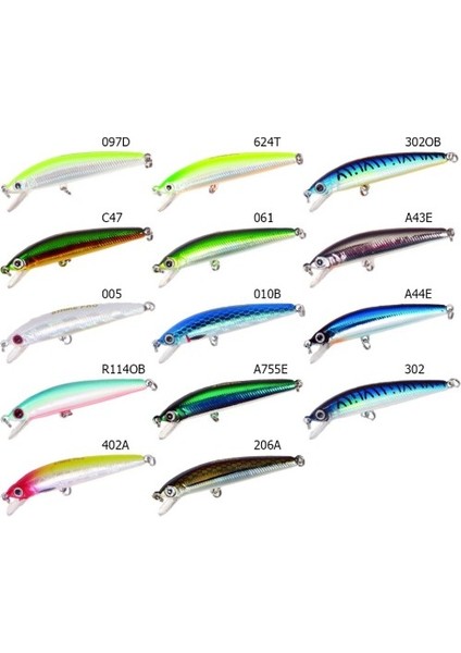 JL-012F 5.3cm 2.3gr Maket Balık A43E Rengi