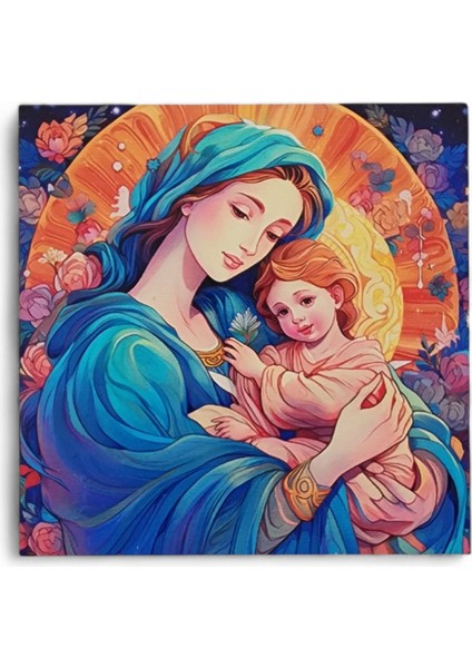 Meryem Ana ve Bebek Isa Ahşap Dekor fiyatları