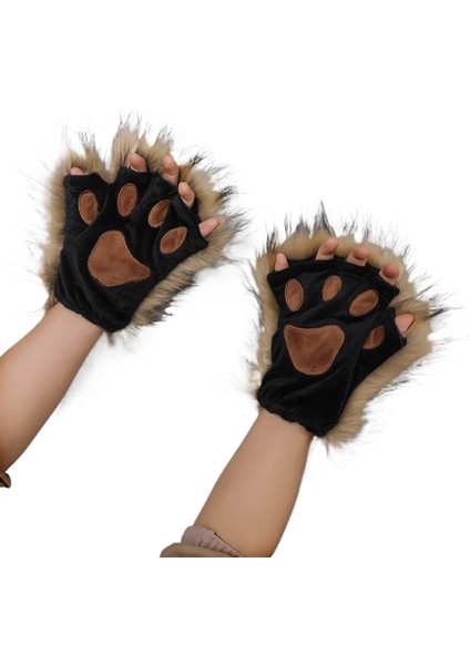 Karikatür Sevimli Çocuk Kedi Pençe Eldiven (Yurt Dışından)