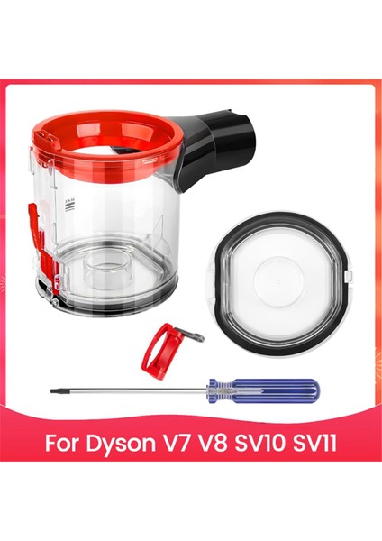 Dyson V7 V8 SV10 SV11 Toz Kabı Atık Kabı Elektrikli Süpürge Yedek Parça Ataşmanı (Yurt Dışından)