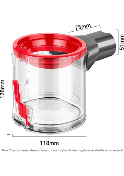 Dyson V7 V8 SV10 SV11 Toz Kabı Atık Kabı Elektrikli Süpürge Yedek Parça Ataşmanı (Yurt Dışından) modelleri