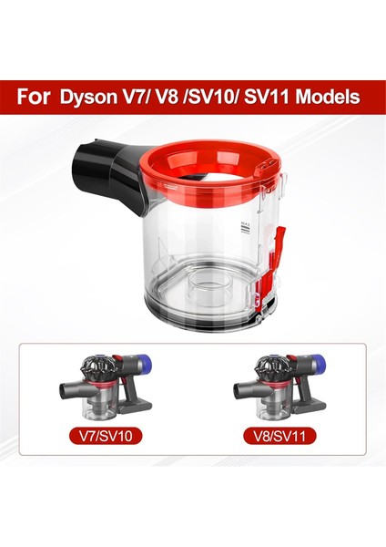 Dyson V7 V8 SV10 SV11 Toz Kabı Atık Kabı Elektrikli Süpürge Yedek Parça Ataşmanı (Yurt Dışından) fırsatları