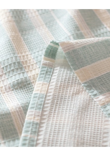 Darvell Çift Kişilik Ecocell Baskılı Pike Takımı