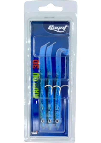 Raglou 3D Silikon Balık Gm 85MM - 3lü