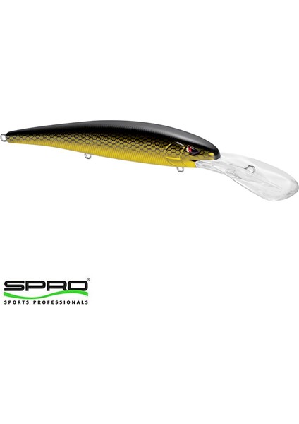 Madeye Minnow 120 Black Back Gold Sert Yem