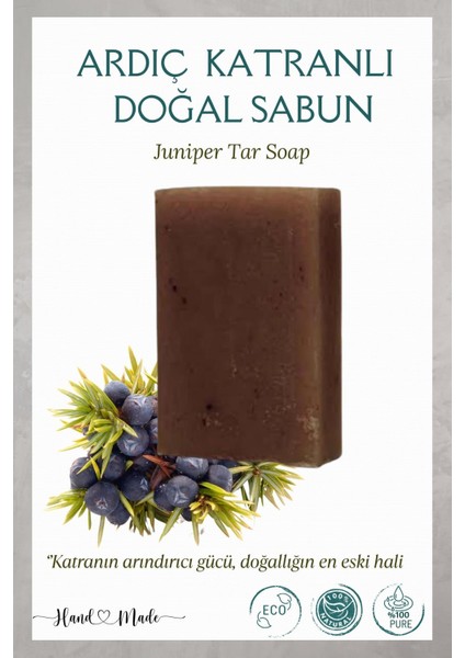 Ardıç Katranlı Doğal Sabun – El Yapımı, 115 gr fiyatları