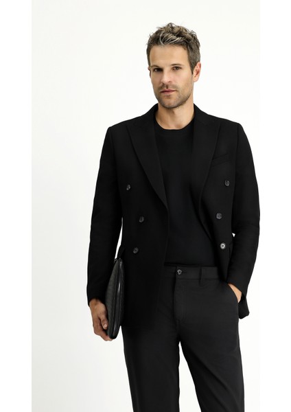 Regular Fit Kruvaze Ceket