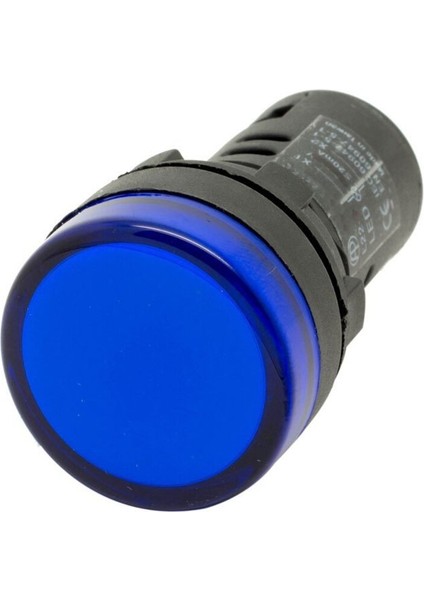 16 mm 220V Ac/dc Led'li Mavi Sinyal Lambası (10ADET) fiyatları