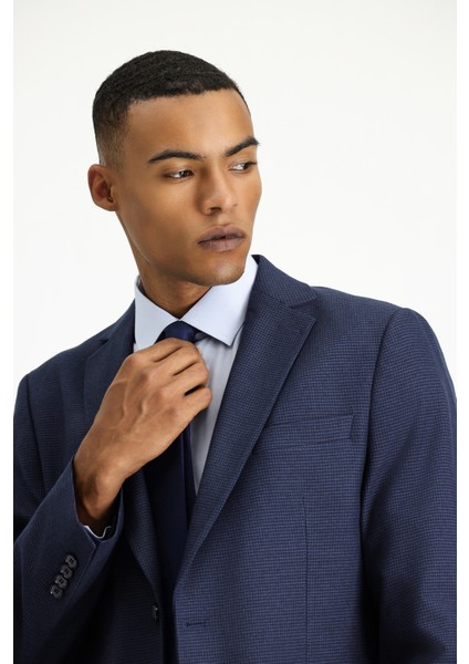 Regular Fit Klasik Desenli Ceket modelleri